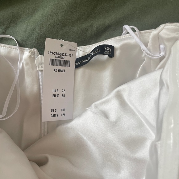 Abercrombie & Fitch Strapless White DressSOLD - Picture 6 of 8